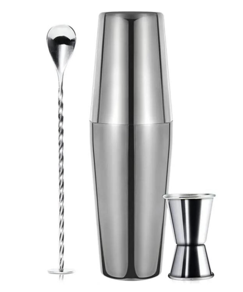 Vosco - Vosco VB-KB3 3 Parça Boston Shaker Kokteyl Seti, 750 ml