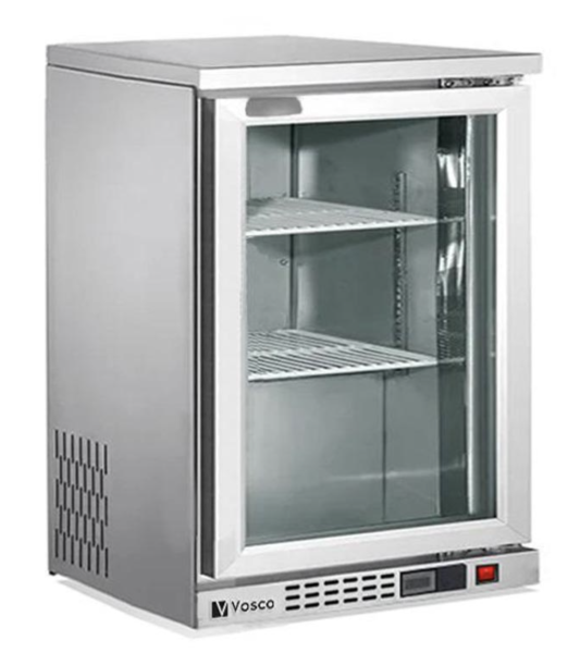 Vosco - Vosco VBB-G150 Tek Kapılı Bar Arkası Şişe Soğutucu Dolap, 138 L, Gri