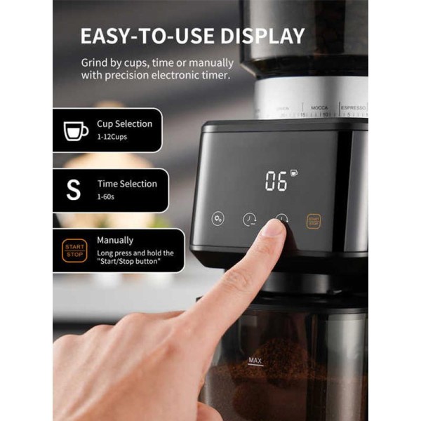 Vosco VBD-CG018 Ev Tipi Barista Kahve Değirmeni - Thumbnail