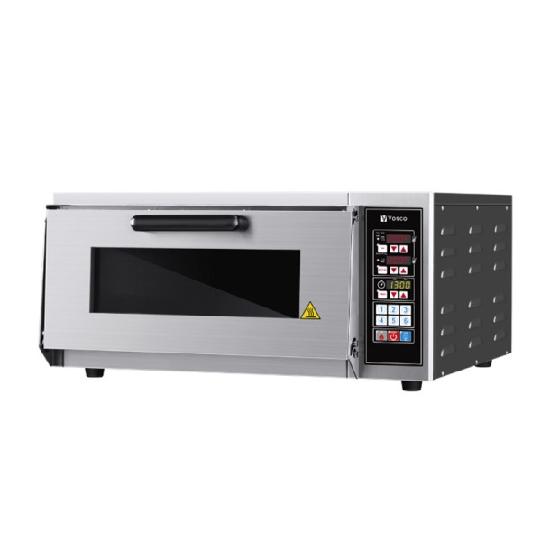Vosco - Vosco VCP-03 25 cm 4 Pizza Kapasiteli Taş Pizza Fırını, Elektrikli