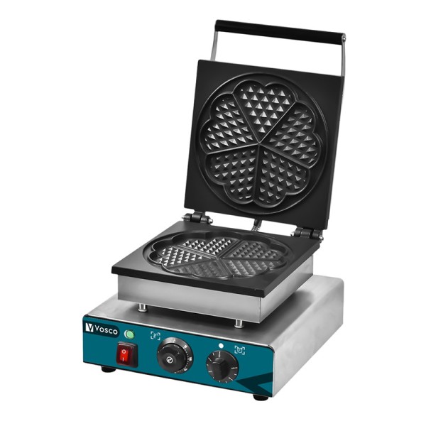 Vosco - Vosco VHF-F4 Çiçek Model Waffle Makinesi, Elektrikli