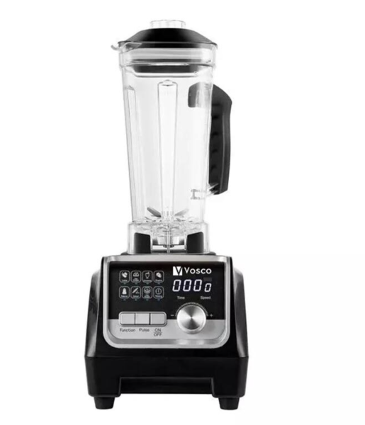 Vosco - Vosco VHS-206C Pro Dijital Buz Kırıcı Bar Blender, 2 L, 1600 W, Siyah Vosco - Vosco VHS-206C Pro Dijital Buz Kırıcı Bar Blender, 2 L, 1600 W, Siyah