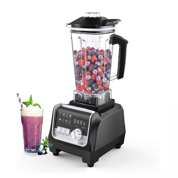 Vosco VHS-206C Pro Dijital Buz Kırıcı Bar Blender,Siyah - Thumbnail