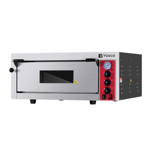 Vosco - Vosco VWG-4T 25 cm 4 Pizza Kapasiteli Tek Katlı Pizza Fırını, Elektrikli