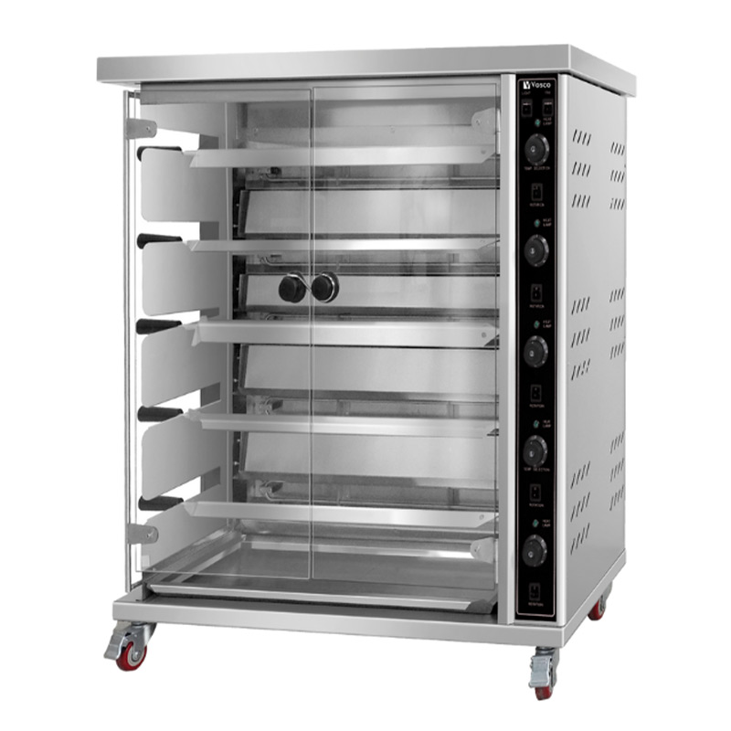 Vosco VWJG-5P 20 Piliç Kapasiteli Piliç Çevirme Fırını, Elektrikli - 1