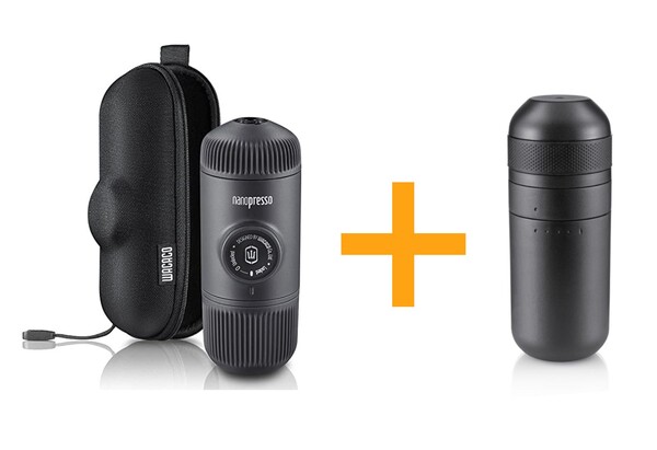 Wacaco - Wacaco Nanopresso Manuel Espresso Makinesi + Upgrade Barista Kit Kombini Wacaco - Wacaco Nanopresso Manuel Espresso Makinesi + Upgrade Barista Kit Kombini