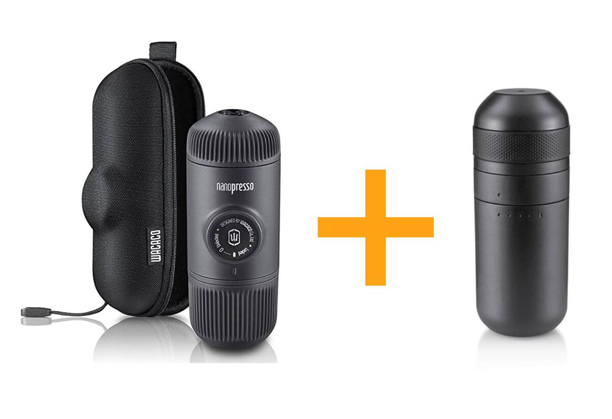 Wacaco Nanopresso Manuel Espresso Makinesi + Upgrade Barista Kit Kombini - 1