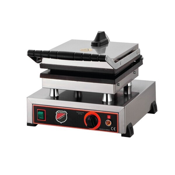SilverInox Dörtlü Kare Model Waffle Makinesi, Elektrikli - Thumbnail