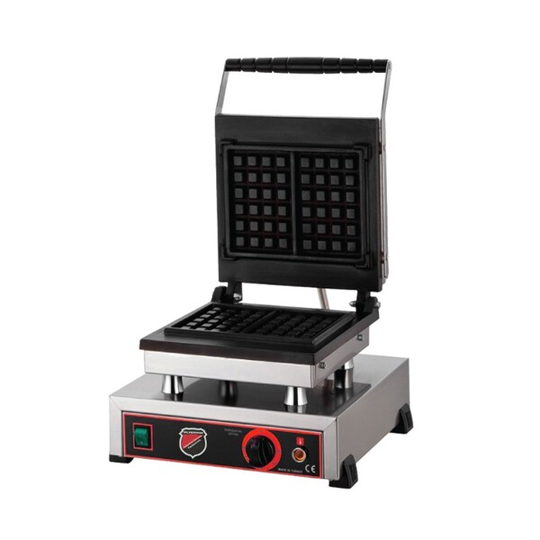 SilverInox Kare Model Waffle Makinesi, Elektrikli - Thumbnail