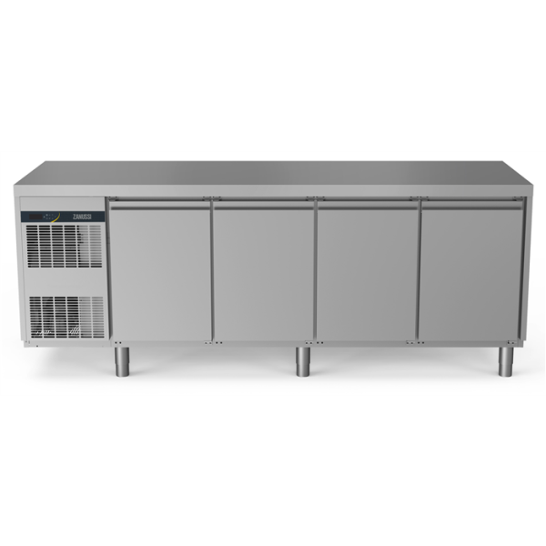 Zanussi - ZANUSSI 111053 NPT Active HP Tezgah Tip Buzdolabı, 4 Kapılı, Üstü Düz, 590 Lt