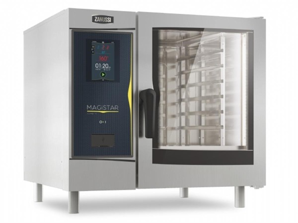Zanussi - Zanussi 218680 Magistar Doğal Gazlı Kombi Fırın 6 Tepsili GN 1/1 Dokunmatik Ekranlı
