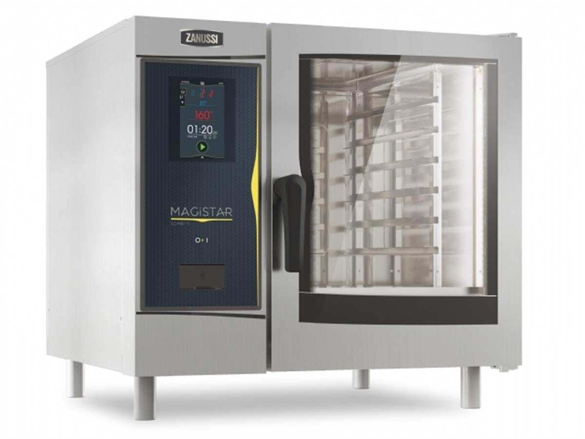 Zanussi 218680 Magistar Doğal Gazlı Kombi Fırın 6 Tepsili GN 1/1 Dokunmatik Ekranlı - 1