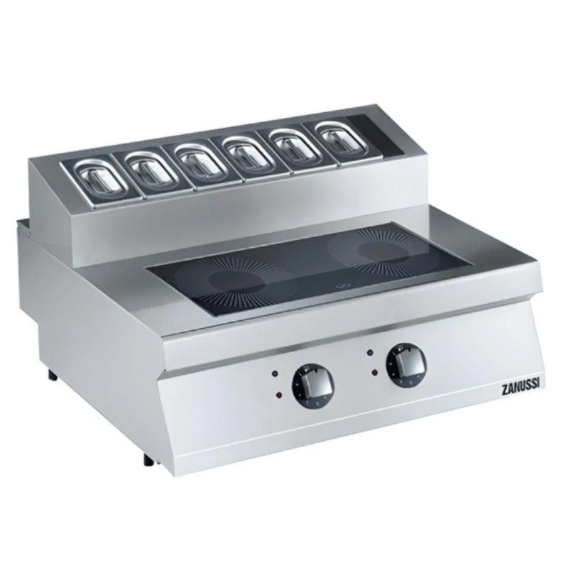 Zanussi - Zanussi 2'li Set Üstü Garnetür Üniteli İndüksiyonlu Ocak Elektrikli 80x70x25 cm 372023