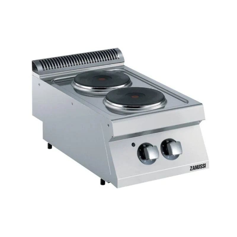 Zanussi - Zanussi 2'li Yuvarlak Pleyt Set Üstü Ocak 40x70x25 cm Elektrikli 372014