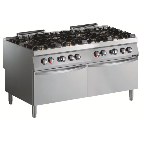 Zanussi - Zanussi 392038 EVO 900 Serisi Gazlı 8 Açık Ateşli Kuzine 2 Adet Gazlı Fırınlı