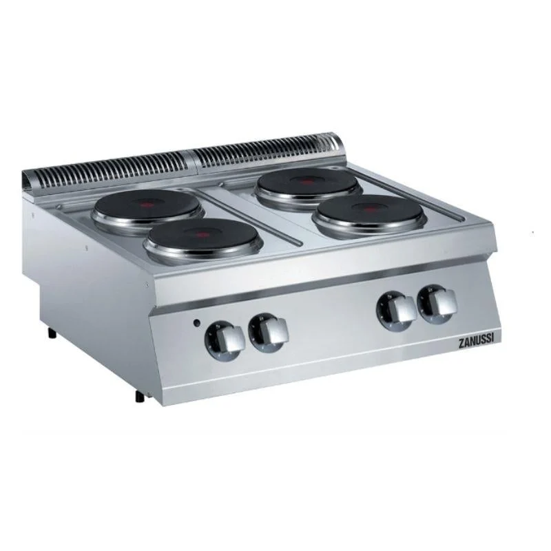 Zanussi - Zanussi 4'lü Yuvarlak Pleyt Set Üstü Ocak 80x70x25 cm Elektrikli 372015