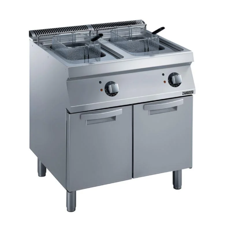 Zanussi - Zanussi Dolaplı 14+14 Litre Endüstriyel Fritöz Elektrikli 80x70x85 cm 372085