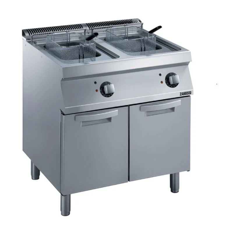 Zanussi - Zanussi Dolaplı 15+15 Litre Endüstriyel Fritöz Elektrikli 80x70x85 cm 372082