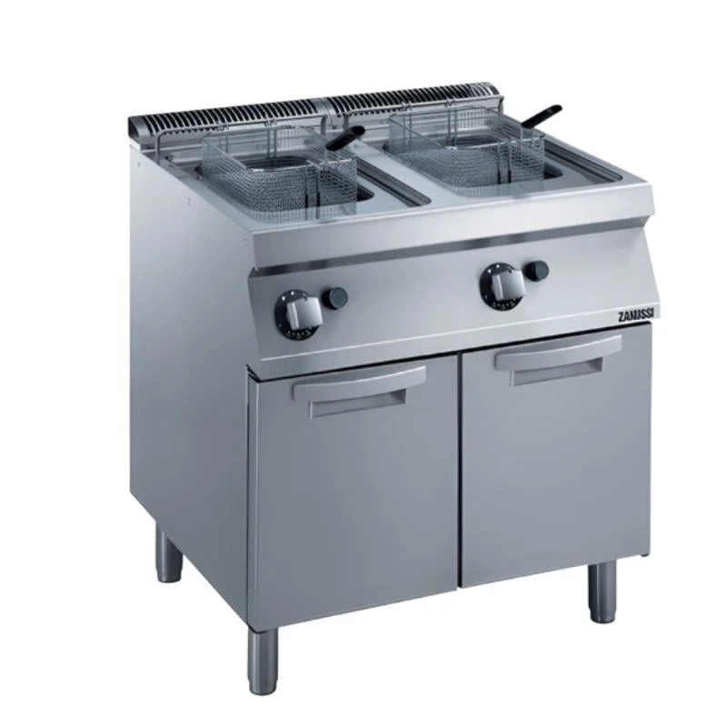 Zanussi - Zanussi Dolaplı 7+7 Litre Endüstriyel Fritöz Gazlı 80x70x85 cm 372069