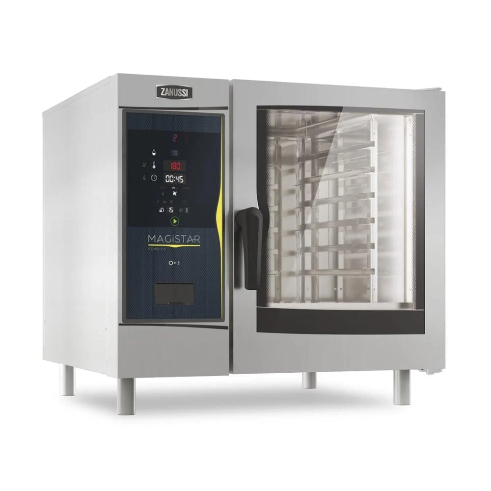 Zanussi - Zanussi Kombi Fırın Gazlı LPG li 6 GN 1/1 Kapasiteli Dijital Kombi Fırın 218860