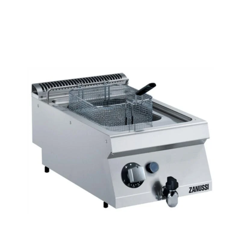 Zanussi - Zanussi Tahliye Vanalı 7 LT Endüstriyel Fritöz Gazlı 40x70x25 cm 372066